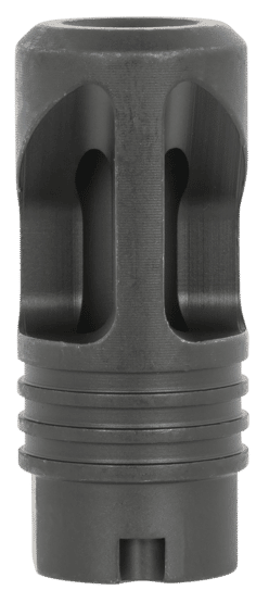 Made from 4140 steel with a black anodized finish, the dual-port from LBE fits any AK-47 Kalishnikov style rifle with a 14x1 left-hand threading.